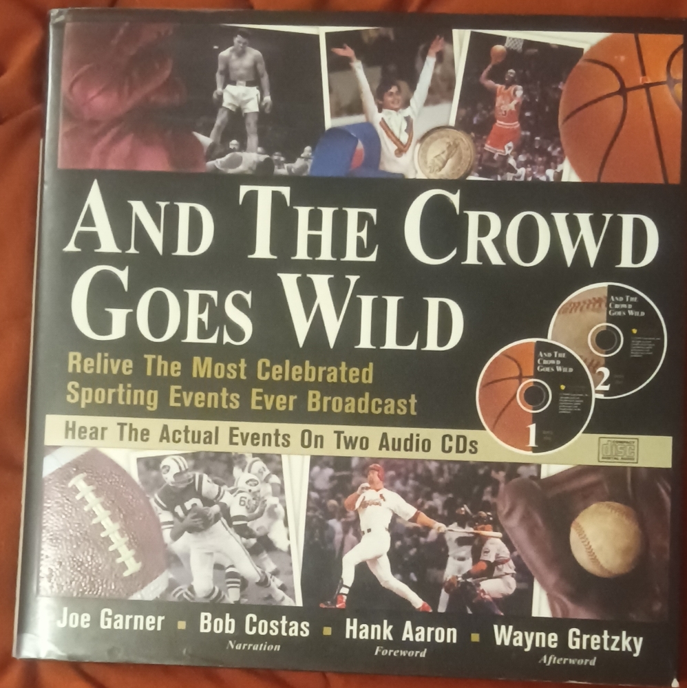 1999 Sports Book & 2 Audio Cds THE CROWD GOES WILD